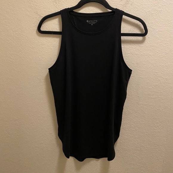 Athleta Black Essenve Semi Fit Tank Top Size XS - Picture 3 of 10